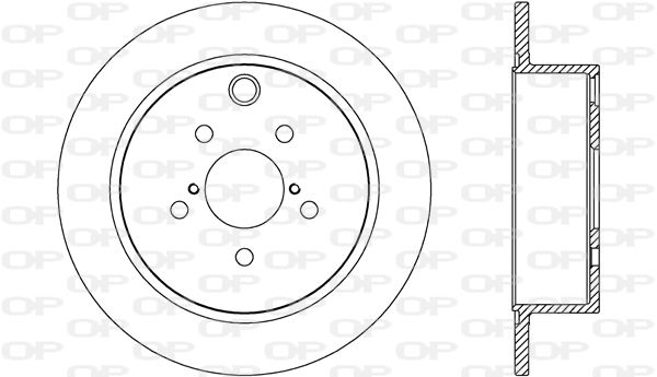 OPEN PARTS Тормозной диск BDR2689.10